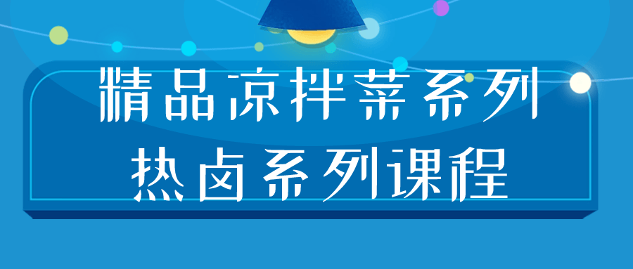 精品凉拌菜系列热卤系列课程-9527资源导航